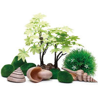 Produktbild von biOrb Decor Set Sommer Aquariendekoration mit Figur und Höhle für Fische 15L - 15 l