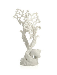 biOrb Fächerkorallen Ornament Weiß Mittel für Meerwasser Aquarien – Bild 1 von 5