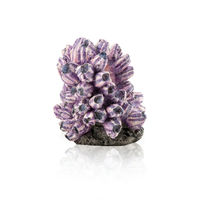 Produktbild von biOrb Rankentraube Ornament Figur und Höhle für Süßwasser- und Meerwasseraquarien in Lila und Grau