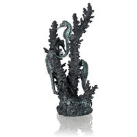 Produktbild von biOrb Seepferdchen Skulptur Schwarz M mit Korallen für Süßwasser- und Meerwasseraquarien - 1 Stk.