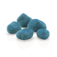 Produktbild von biOrb Wassersteine Blau Marmorkiesel zur Aquariumdekoration für Süßwasser und Meerwasser