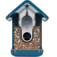 Produktbild von Bird Buddy Smart Bird Feeder 2.0 Vogelhaus mit Solardach in Blau aus Kunststoff