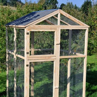 Produktbild von Bird Dream Holzvoliere Dreamy für Vögel aus Naturholz 112x114x179 cm