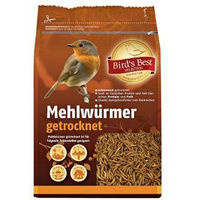 Produktbild von Bird's Best Getrocknete Mehlwürmer Insektenfutter für Wildvögel 200g