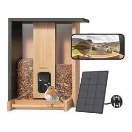 Birdfy Smart Vogelhaus aus FSC-zertifiziertem Bambus mit Kamera und Solarpanel – Bild 1 von 4