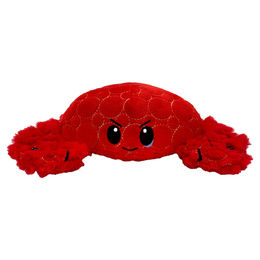 Produktbild von Bite Force Hundespielzeug Tough Plush Crab Plüschspielzeug Rot für alle Altersstufen