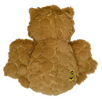 Produktbild von Bite Force Wildlife Tough Plush Owl Plüschspielzeug für Hunde mit Kevlar und Quietscher in Braun
