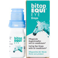 Produktbild von bitopEQUI Augenreiniger Augenpflege EYE Drops Türkis