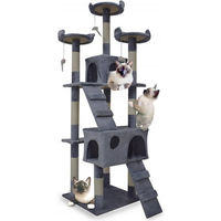 Produktbild von Bituxx Kratzbaum XL für Katzen in Grau mit Sisal