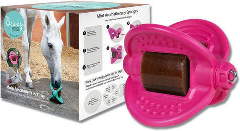 Bizzy Horse Reitspielzeug Salzleckstein Pink aus Kunststoff – Bild 1 von 9