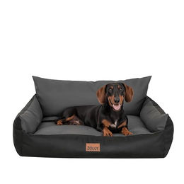 Bjird Hundebett für große und mittelgroße Hunde, wasserdichtes Hundesofa mit herausnehmbarem Kissen aus Oxford-Gewebe, Oeko-Tex zertifiziert, Graphit Grau, Größe L – Bild 1 von 6