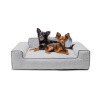 Produktbild von Bjird Hundebett Glamour New Hundekissen Asche Inari Größe M 78 x 53 cm