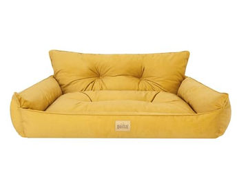 Bjird Hundebett Joker Gesteppt Gelb Größe S 64 x 49 cm OEKO-TEX-zertifiziert – Bild 1 von 2