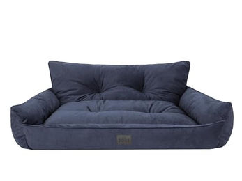 Bjird Hundebett Joker Gesteppt Hundekissen für kleine mittelgroße und große Hunde Navyblau Größe S 64 x 49 cm – Bild 1 von 8