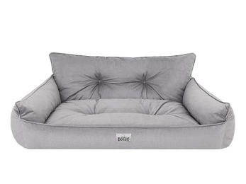 Bjird Hundebett Joker Gesteppt Hypoallergen Asche Fancy Größe S 64 x 49 cm – Bild 1 von 8
