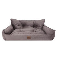 Produktbild von Bjird Hundebett Joker Gesteppt Hypoallergen Braun Größe S 64 x 49 cm
