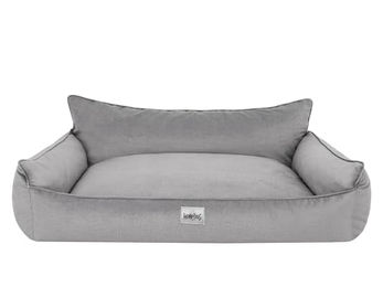 Bjird Hundebett Joker Hundekissen Asche Fancy Größe S 64 x 49 cm mit abnehmbarem und waschbarem Bezug – Bild 1 von 9