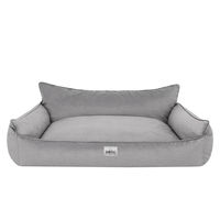 Produktbild von Bjird Hundebett Joker Hundekissen Asche Fancy Größe S 64 x 49 cm mit abnehmbarem und waschbarem Bezug