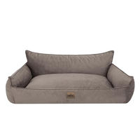 Produktbild von Bjird Hundebett Joker Hundekissen für kleine mittelgroße und große Hunde Braun S 64 x 49 cm mit abnehmbarem und waschbarem Bezug OEKO-TEX zertifiziert und allergikerfreundlich