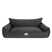 Produktbild von Bjird Hundebett Joker Hundekissen für kleine mittelgroße und große Hunde Größe S 64 x 49 cm Grau OEKO-TEX-zertifiziert und allergikergeeignet