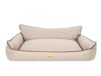 Bjird Hundebett Joker Hundekissen in Beige mit abnehmbarem Bezug Größe S 64 x 49 cm – Bild 1 von 9