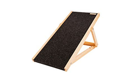 Bjird Hunderampe Skipper Anti-Rutsch Auffahrrampe für kleine Hunde und Katzen Schwarz 93x44 cm – Bild 1 von 5