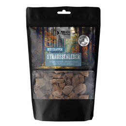 Produktbild von Black Canyon Beutehappen Straußenleber Hund Belohnungssnack 60g
