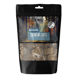 Produktbild von Black Canyon Beutehappen Ziegenleber Trockenfleisch Hypoallergen Monoprotein 65g