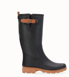 Produktbild von Black Fox Tennessee Reitstiefel aus Gummi wasserdicht Schwarz Unisex Größe 37