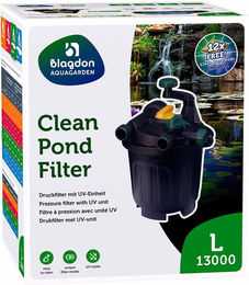 Blagdon Aquagarden Clean Pond Druckfilter L 13000 mit UV-Klärer für klares Teichwasser inklusive Clean Pond Pods – Bild 1 von 1