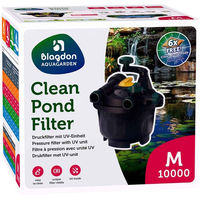 Produktbild von Blagdon Aquagarden Clean Pond Filter M 10000 Druckfilter mit UV-Klärer für Teichwasser inklusive Clean Pond Pods