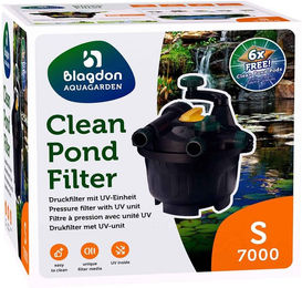 Blagdon Aquagarden Clean Pond Filter S 7000 Druckfilter mit UV-Klärer für klares Teichwasser inklusive Clean Pond Pods – Bild 1 von 1