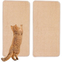 Produktbild von BlingBin Kratzmatte für Katzen aus Sisal 2er Set 60x30cm als Möbelschutz - 2 x 60 cm