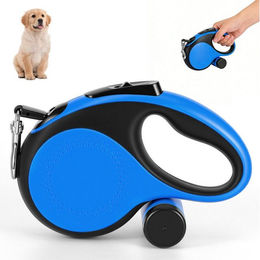 BlingBin Rollleine für Hunde mit 8m Nylon-Leine und ABS-Gehäuse in Blau – Bild 1 von 4
