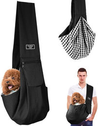 BlingBin Tiertransporttasche als wendbare Hundetragetasche und Sling für Hunde und Katzen kleiner Rassen bis 6,5 kg aus Stoff – Bild 1 von 4