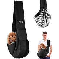 Produktbild von BlingBin Tiertransporttasche als wendbare Hundetragetasche und Sling für Hunde und Katzen kleiner Rassen bis 6,5 kg aus Stoff