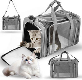 BlingBin Tiertransporttasche faltbare Transportbox für Hunde und Katzen bis 18 kg – Bild 1 von 1