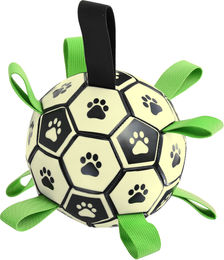 Blinkit Interaktives Fußballspielzeug für Haustiere mit Leuchteffekt, Gelb, 15 cm – Bild 1 von 1