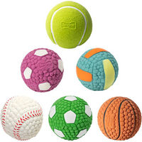 Produktbild von Blinkit Interaktives Spielball-Set aus Latex mit Geräusch zur Zahnpflege für Haustiere