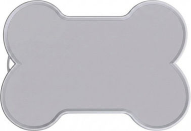 Blinkit Knochenförmige Silikon Haustierfuttermatte als Spritzschutz für Hunde und Katzen in Beige Grau Schwarz Rosa oder Blau – Bild 1 von 1