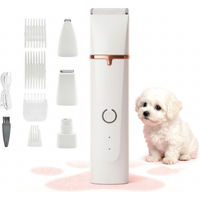 Produktbild von Blinkit Mini Elektrische Tierhaarschneider Schermaschine mit Keramik-Schneidkopf Weiß ZCC162