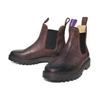 Produktbild von Blue Heeler Chelsea Boots Reitstiefel aus Leder Braun Größe 46 für Damen wasserabweisend