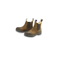 Produktbild von Blue Heeler Chelsea Boots Reitstiefel aus Leder Grünbraun Größe 40 wasserabweisend