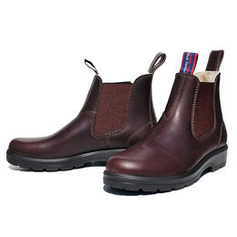 Produktbild von Blue Heeler Damen Chelsea Boots Brisbane Reitstiefel aus Leder Braun Größe 40 wasserabweisend mit Lammfell