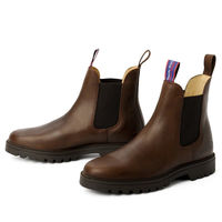 Produktbild von Blue Heeler Jackaroo Chelsea Boots Reitstiefel aus Leder Braun Größe 36 wasserabweisend