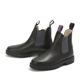 Produktbild von Blue Heeler Jackaroo Chelsea Boots Reitstiefel aus Leder Schwarz Größe 37 für Damen wasserabweisend