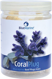 Produktbild von Blue Marine Coral Plug 24 Stück für Meerwasser in Blau und Weiß