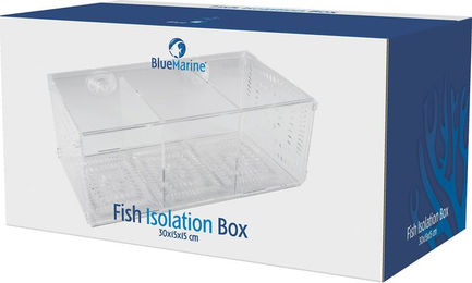 Produktbild von Blue Marine Fisch Isolationsbox für Meerwasser 30 cm Blau Transparent