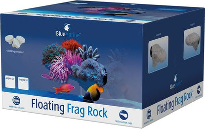 Produktbild von Blue Marine Floating Frag Rock S 120 Keramik Stein für Meerwasser Blau Weiß