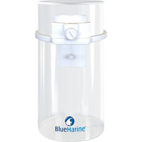 Produktbild von Blue Marine Fütterungsröhre für Fische aus Kunststoff in Blau Transparent 7 cm